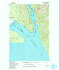 Juneau B-5 1950 topographic map thumbnail
