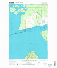 Juneau B-6 1948 topographic map thumbnail