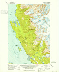 Juneau C-3 1952 topographic map thumbnail