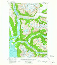Juneau D-3 1948 topographic map thumbnail