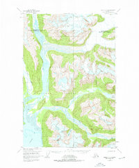Juneau D-3 1948 topographic map thumbnail