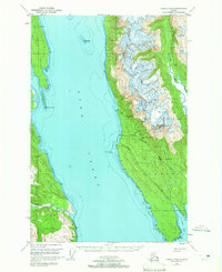 Juneau D-4 1949 topographic map preview