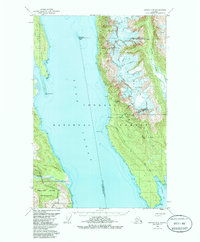 Juneau D-4 1949 topographic map thumbnail