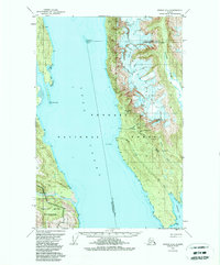 Juneau D-4 1949 topographic map thumbnail