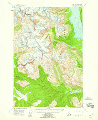 Juneau D-5 1949 topographic map thumbnail