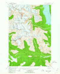 Juneau D-5 1949 topographic map thumbnail