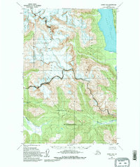 Juneau D-5 1949 topographic map thumbnail