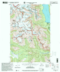 Juneau D-5 topographic map thumbnail