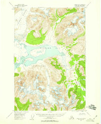 Juneau D-6 1949 topographic map thumbnail