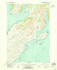 Kaguyak D-6 1954 topographic map thumbnail