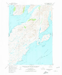 Kaguyak D-6 1952 topographic map thumbnail