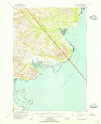 Karluk D-4 1951 topographic map thumbnail