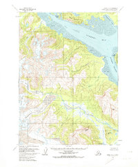 Kenai A-8 1958 topographic map thumbnail