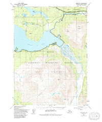 Kenai B-1 1950 topographic map thumbnail