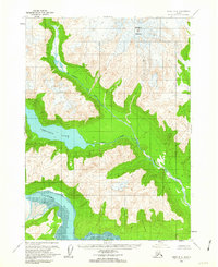 Kenai B-8 1958 topographic map thumbnail