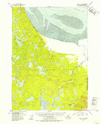 Kenai D-1 1952 topographic map thumbnail