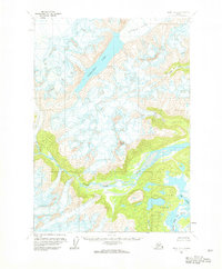 Kenai D-7 1958 topographic map thumbnail