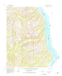 Ketchikan B-1 1955 topographic map thumbnail