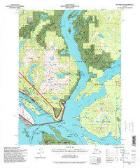 Ketchikan B-5 topographic map thumbnail