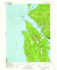 Ketchikan B-6 1954 topographic map thumbnail