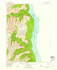 Ketchikan C-1 1955 topographic map thumbnail