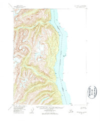 Ketchikan C-1 1955 topographic map thumbnail