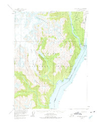 Ketchikan D-1 1955 topographic map thumbnail
