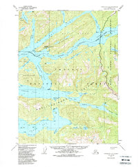 Ketchikan D-5 1952 topographic map thumbnail