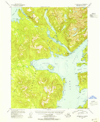 Ketchikan D-6 1953 topographic map thumbnail