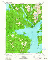 Ketchikan D-6 1952 topographic map thumbnail