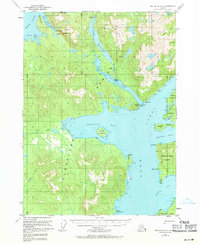 Ketchikan D-6 1952 topographic map thumbnail