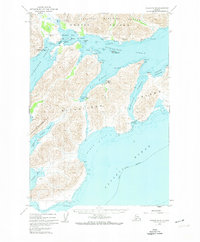 Kodiak A-4 1952 topographic map thumbnail