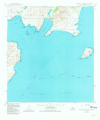 Kodiak B-1 and B-2 1949 topographic map thumbnail