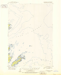 Kodiak D-1 1951 topographic map thumbnail