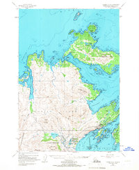Kodiak D-2 1949 topographic map thumbnail