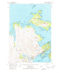 Kodiak D-2 1949 topographic map thumbnail