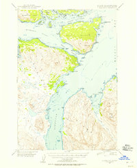 Kodiak D-3 1949 topographic map thumbnail