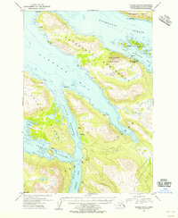 Kodiak D-4 1954 topographic map thumbnail