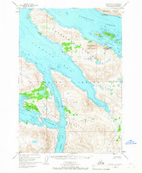 Kodiak D-4 1965 topographic map thumbnail
