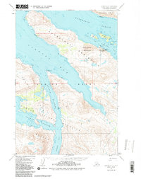 Kodiak D-4 1952 topographic map thumbnail
