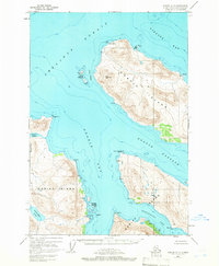 Kodiak D-5 1952 topographic map thumbnail