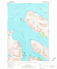 Kodiak D-5 1952 topographic map thumbnail