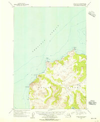 Kodiak D-6 1954 topographic map thumbnail