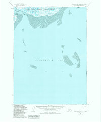 Kuskokwim Bay D-2 1953 topographic map thumbnail