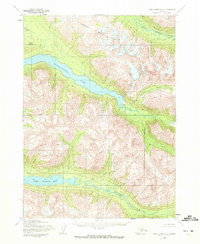 Lake Clark A-3 1954 topographic map thumbnail