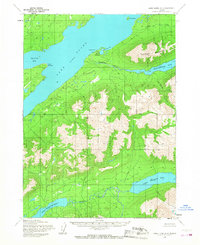Lake Clark A-4 1954 topographic map thumbnail