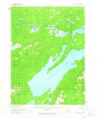 Lake Clark A-5 1954 topographic map thumbnail