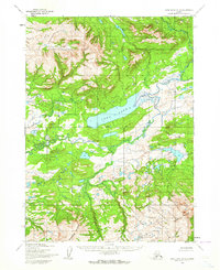 Lake Clark A-6 1954 topographic map thumbnail