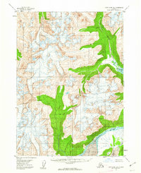 Lake Clark B-1 1958 topographic map preview