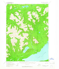 Lake Clark B-4 topographic map thumbnail